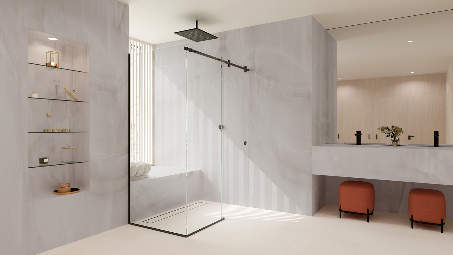 CRL Serenity Sliding Shower Door System –   now available in new finishes